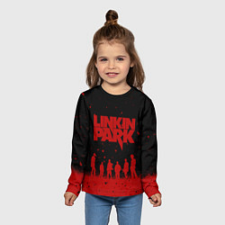 Лонгслив детский Linkin Park Линкин Парк, цвет: 3D-принт — фото 2