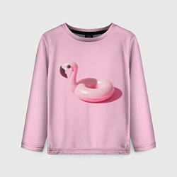 Детский лонгслив Flamingos Розовый фламинго