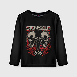 Лонгслив детский Stone Sour рок, цвет: 3D-принт