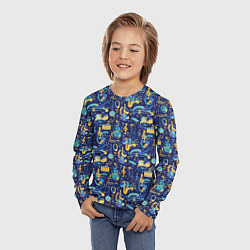 Лонгслив детский Музыкальные Инструменты Музыкант, цвет: 3D-принт — фото 2