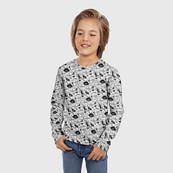 Лонгслив детский ГРИБЫ, цвет: 3D-принт — фото 2