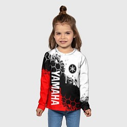 Лонгслив детский YAMAHA - ЯМАХА, цвет: 3D-принт — фото 2