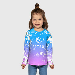 Лонгслив детский Astro, цвет: 3D-принт — фото 2
