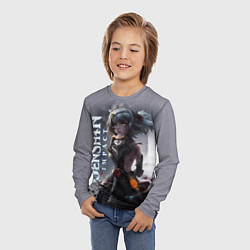 Лонгслив детский Геншин Шень хэ, цвет: 3D-принт — фото 2