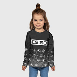 Лонгслив детский CS GO Арт, цвет: 3D-принт — фото 2
