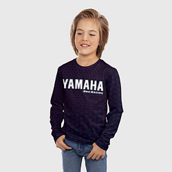 Лонгслив детский YAMAHA Pro Racing Соты, цвет: 3D-принт — фото 2