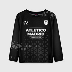 Лонгслив детский Atletico Madrid Форма Champions, цвет: 3D-принт