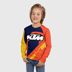 Лонгслив детский KTM VINTAGE SPORTWEAR, цвет: 3D-принт — фото 2