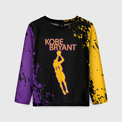 Лонгслив детский Kobe Bryant Баскетболист 24, цвет: 3D-принт