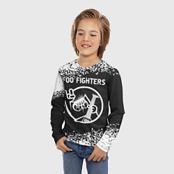 Лонгслив детский Foo Fighters КОТ Арт, цвет: 3D-принт — фото 2