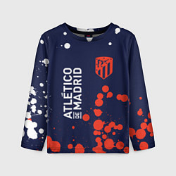 Детский лонгслив ATLETICO MADRID Брызги