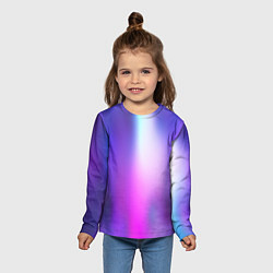 Лонгслив детский Blur Абстрактный размытый фон с градиентом, цвет: 3D-принт — фото 2