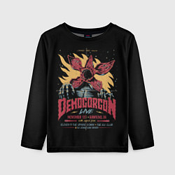 Детский лонгслив Stranger Things Demogorgon