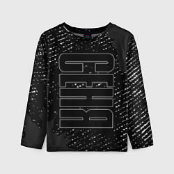 Лонгслив детский Имя Сеня по-вертикали с темным фоном, цвет: 3D-принт