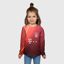 Лонгслив детский Bayern munchen T, цвет: 3D-принт — фото 2