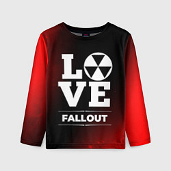 Лонгслив детский Fallout Love Классика, цвет: 3D-принт