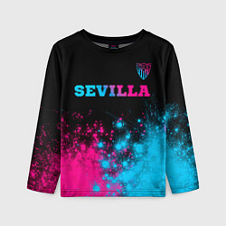 Детский лонгслив Sevilla Neon Gradient