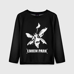 Детский лонгслив Linkin Park белый