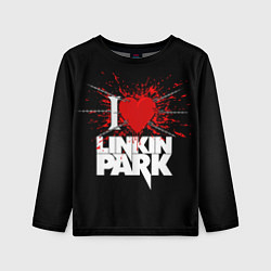 Лонгслив детский Linkin Park Сердце, цвет: 3D-принт