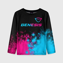 Детский лонгслив Genesis Neon Gradient