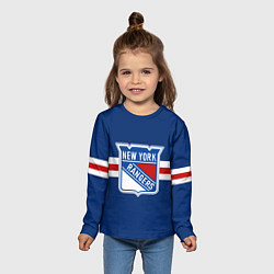 Лонгслив детский Нью-Йорк Рейнджерс форма, цвет: 3D-принт — фото 2