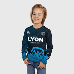 Лонгслив детский Lyon Legendary Форма фанатов, цвет: 3D-принт — фото 2