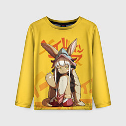 Лонгслив детский Made in Abyss Наначи, цвет: 3D-принт
