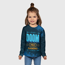 Лонгслив детский Игра Doom: pro gaming, цвет: 3D-принт — фото 2
