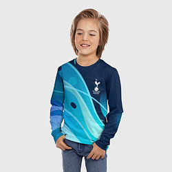Лонгслив детский Tottenham hotspur Абстракция, цвет: 3D-принт — фото 2