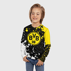 Лонгслив детский Borussia Краска, цвет: 3D-принт — фото 2