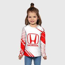 Лонгслив детский Honda - sport, цвет: 3D-принт — фото 2