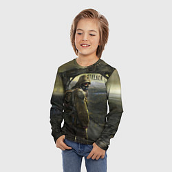 Лонгслив детский STALKER Тень Чернобыля Постер, цвет: 3D-принт — фото 2