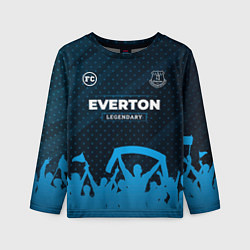 Лонгслив детский Everton legendary форма фанатов, цвет: 3D-принт