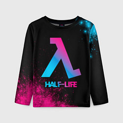 Лонгслив детский Half-Life - neon gradient, цвет: 3D-принт