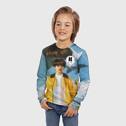 Лонгслив детский BTS Euphoria, цвет: 3D-принт — фото 2