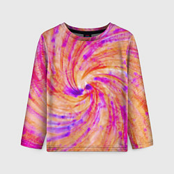 Лонгслив детский Color swirls, цвет: 3D-принт