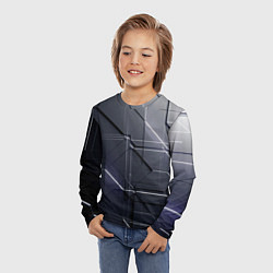 Лонгслив детский Рельефные фигуры, цвет: 3D-принт — фото 2