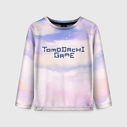 Лонгслив детский Tomodachi Game sky clouds, цвет: 3D-принт