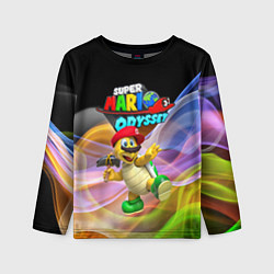 Лонгслив детский Super Mario Odyssey - Hero turtle Koopa Troopa, цвет: 3D-принт