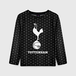 Лонгслив детский Tottenham sport на темном фоне, цвет: 3D-принт