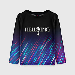 Лонгслив детский Hellsing stream, цвет: 3D-принт