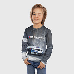 Лонгслив детский BMW M4 GT4 - racing team - motorsport, цвет: 3D-принт — фото 2