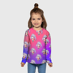 Лонгслив детский Узор с Рэнгэ - Деревенская глубинка, цвет: 3D-принт — фото 2