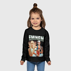 Лонгслив детский Eminem Slim Shady, цвет: 3D-принт — фото 2