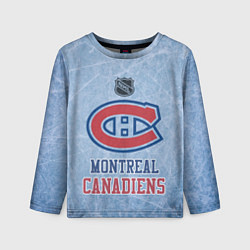 Лонгслив детский Montreal Canadiens - NHL, цвет: 3D-принт