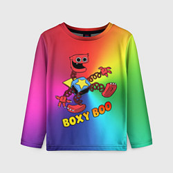 Лонгслив детский Project Playtime: Boxy Boo, цвет: 3D-принт