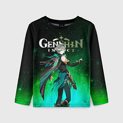 Лонгслив детский Аль Хайтам Геншин Импакт, цвет: 3D-принт