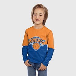 Лонгслив детский Нью-Йорк Никс НБА, цвет: 3D-принт — фото 2