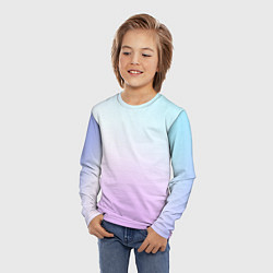 Лонгслив детский Heart love, цвет: 3D-принт — фото 2