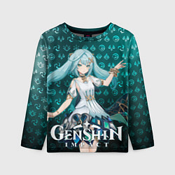 Лонгслив детский Фарузан элементали, цвет: 3D-принт